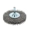 Forney Command PRO Wire Wheel, Crimped, 3 in x .014 in x 1/4 in Shank 60016 - alternate 1